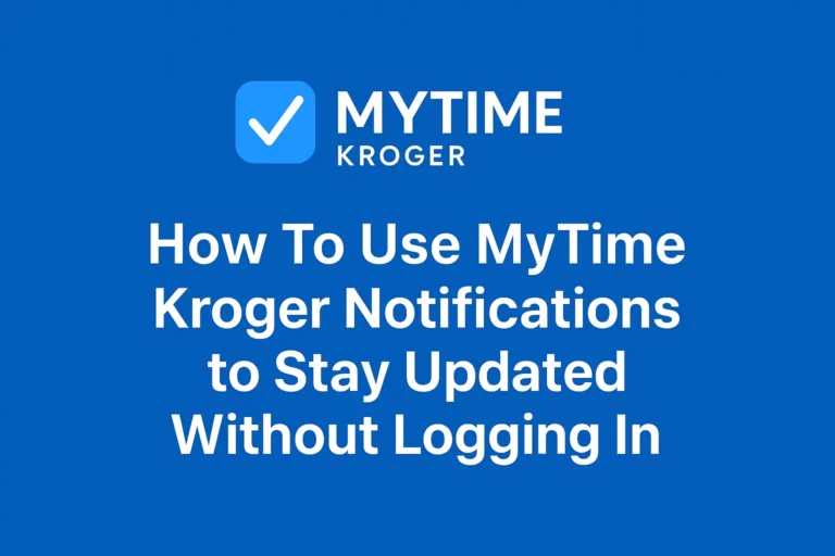 mytimekroger notification use