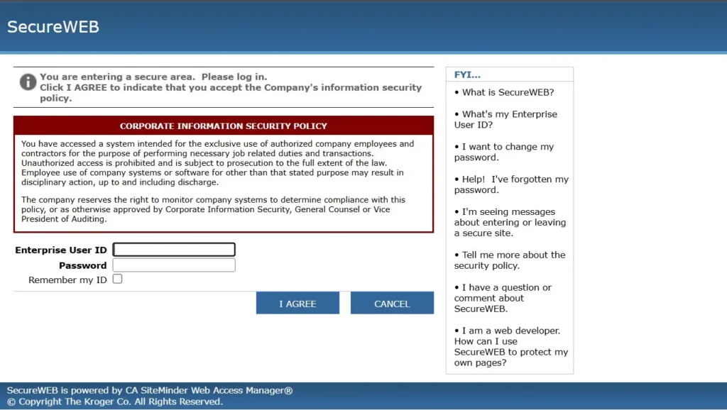 kroger employee schedule check online with sso kroger login