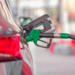 Fuel pump connected to a car for estimating fuel savings